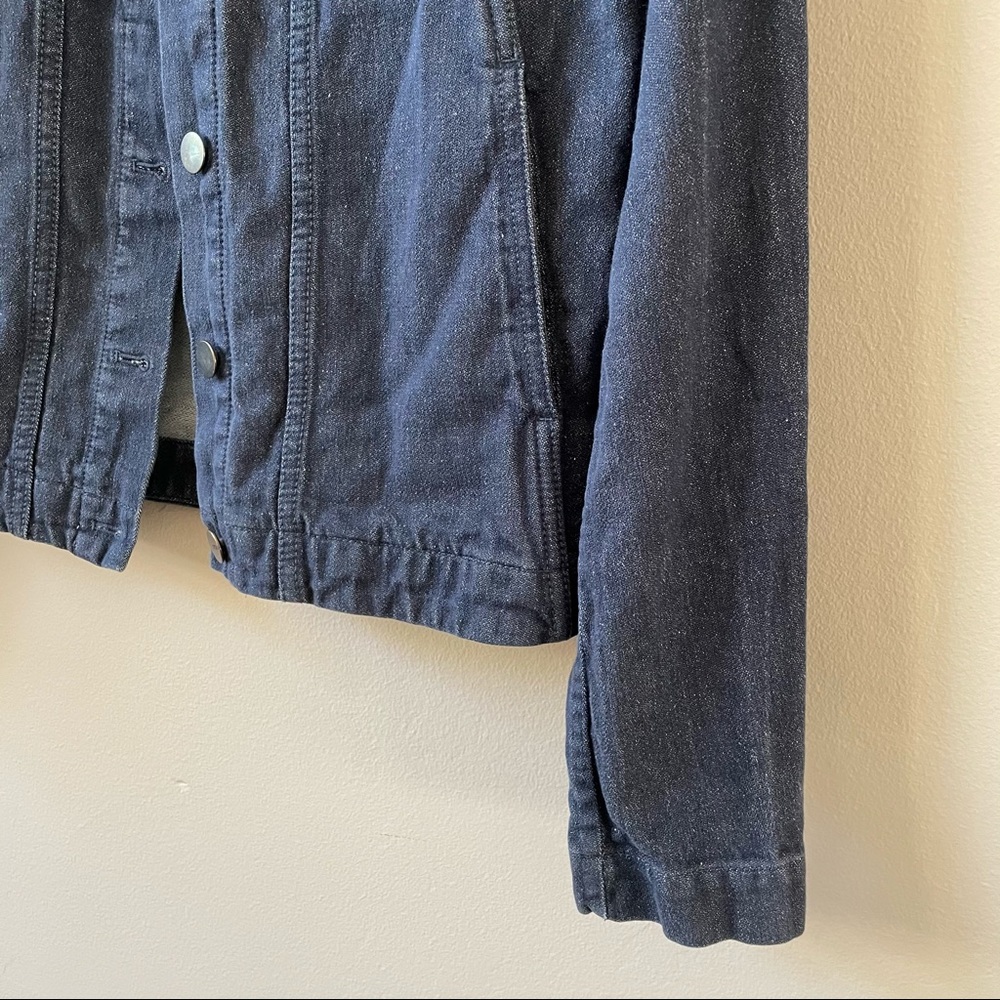 ❤️SOLD❤️ NAU KUSH HEMP-COTTON BLUE JEANS STYLE JACKET XS - Picture 4 of 11